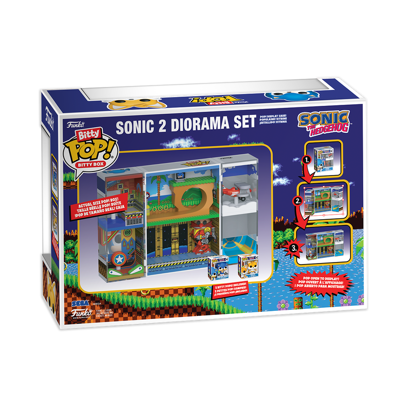 Funko Bitty Pop Box - Sonic The Hedgehog - Sonic 2 Diorama Set