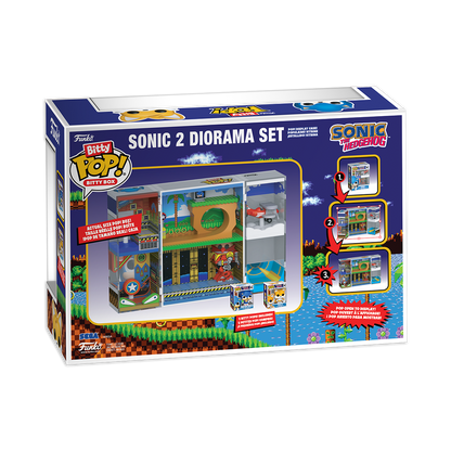 Funko Bitty Pop Box - Sonic The Hedgehog - Sonic 2 Diorama Set