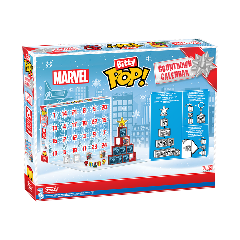  Funko Bitty Pop Countdown Calendar - Marvel