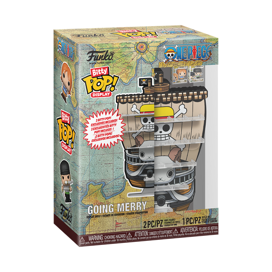  Funko Bitty Pop Display - One Piece - Going Merry