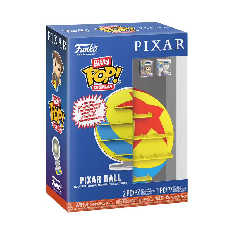  Funko Bitty Pop Display - Pixar - Pixar Ball