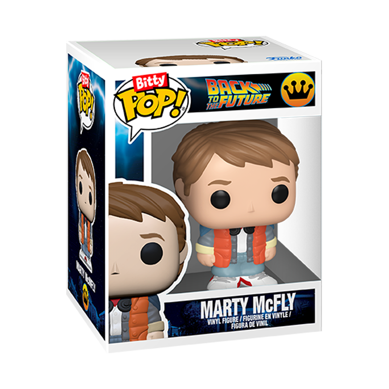 Funko Bitty Pop Rides - Back to the Future - Marty McFly and Time Machine