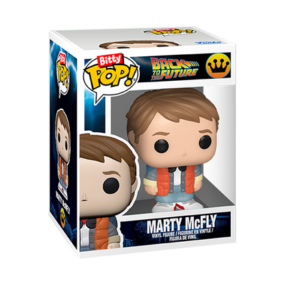 Funko Bitty Pop Rides - Back to the Future - Marty McFly and Time Machine