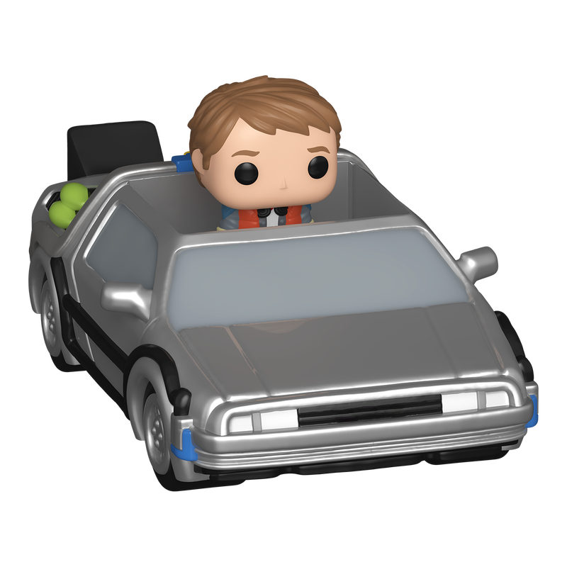 Funko Bitty Pop Rides - Back to the Future - Marty McFly and Time Machine