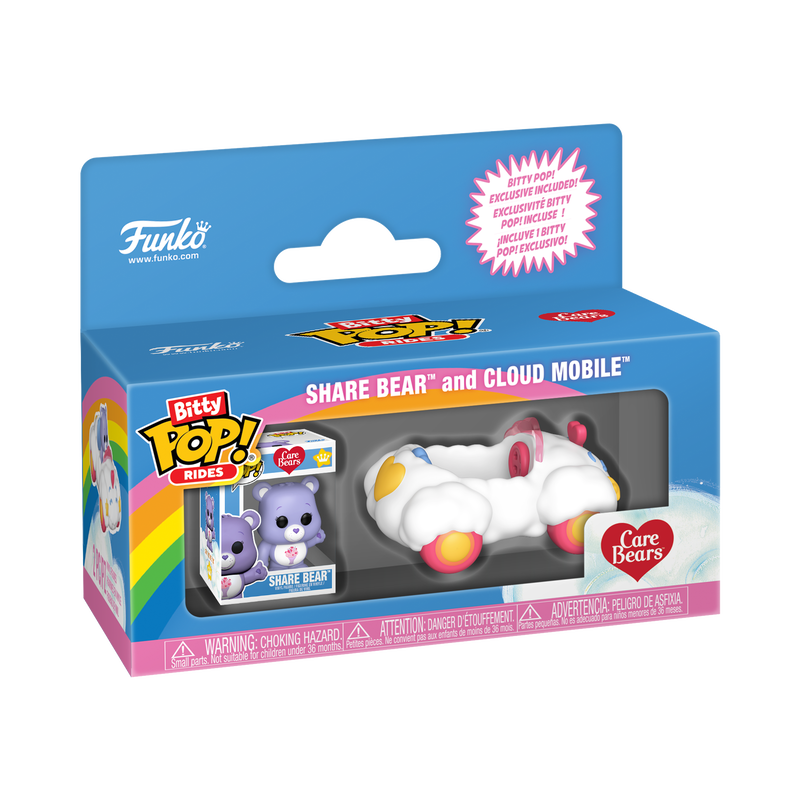 Funko Bitty Pop Rides - Care Bears - Share Bear and Cloud Mobile