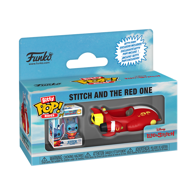Funko Bitty Pop Rides - Disney - Lilo & Stitch - Stitch and The Red One