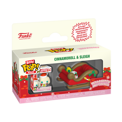 Funko Bitty Pop Rides - Hello Kitty and Friends - Cinnamoroll & Sleigh