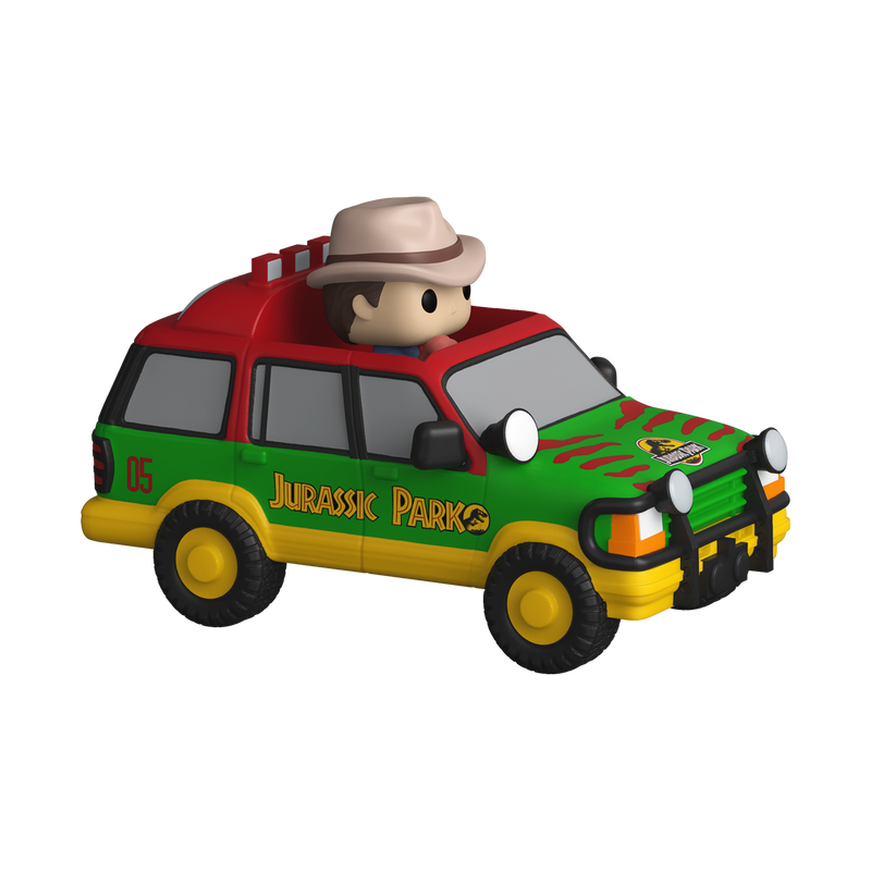 Funko Bitty Pop Rides - Jurassic Park - Dr. Alan Grant and Jurassic Suv