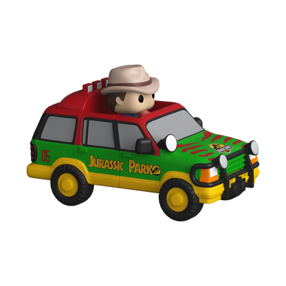 Funko Bitty Pop Rides - Jurassic Park - Dr. Alan Grant and Jurassic Suv