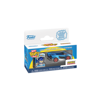  Funko Bitty Pop Rides - Sonic The Hedgenog - Sonic and Speed Star Lightning