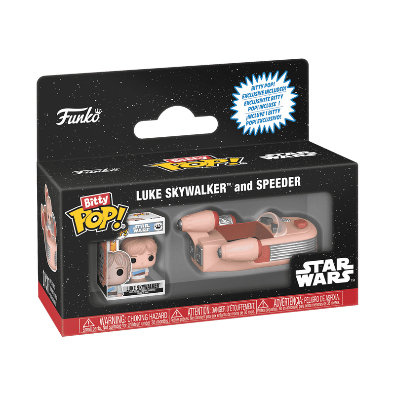 Funko Bitty Pop Rides - Star Wars - Luke Skywalker and Speeder