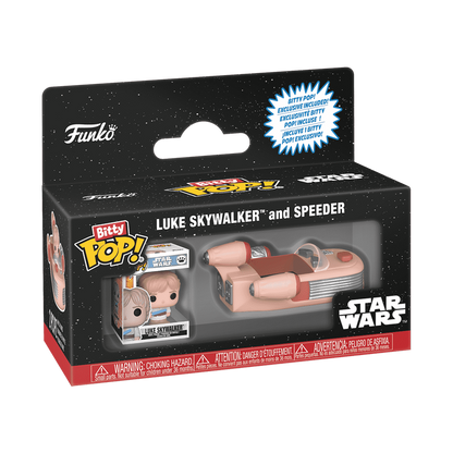 Funko Bitty Pop Rides - Star Wars - Luke Skywalker and Speeder
