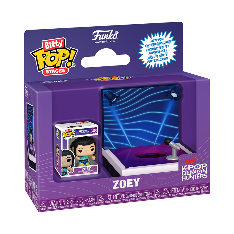 Funko Bitty Pop Stages - K-Pop Demon-Hunters - Zoey