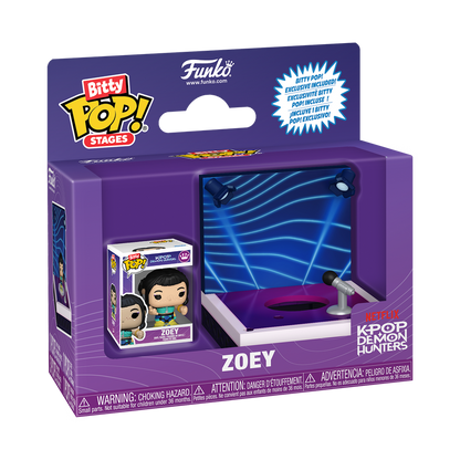 Funko Bitty Pop Stages - K-Pop Demon-Hunters - Zoey
