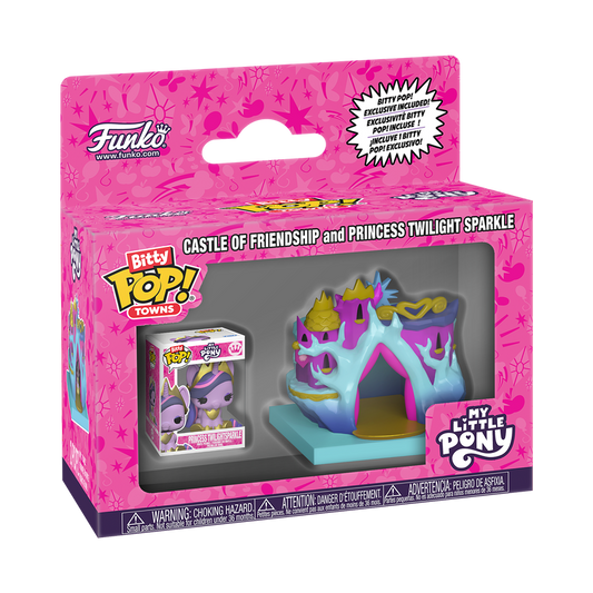 *Por encomenda* Funko Bitty Pop Towns - My Little Pony - Castle of Friendship and Princess Twilight Sparkle