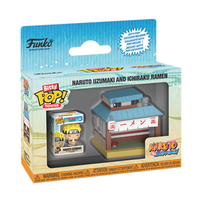 Funko Bitty Pop Towns - Naruto Shippuden - Naruto Uzumaki and Ichiraku Ramen