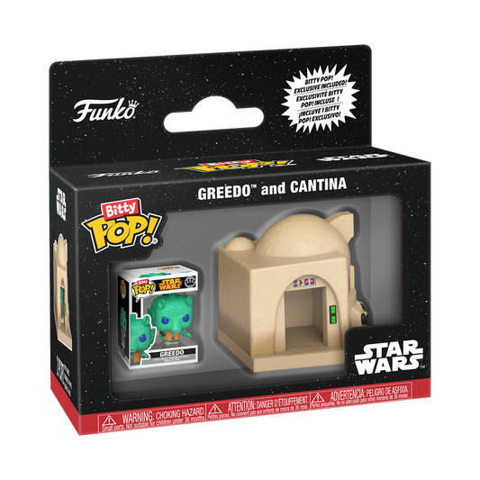 Funko Bitty Pop Towns - Star Wars - Greedo and Cantina