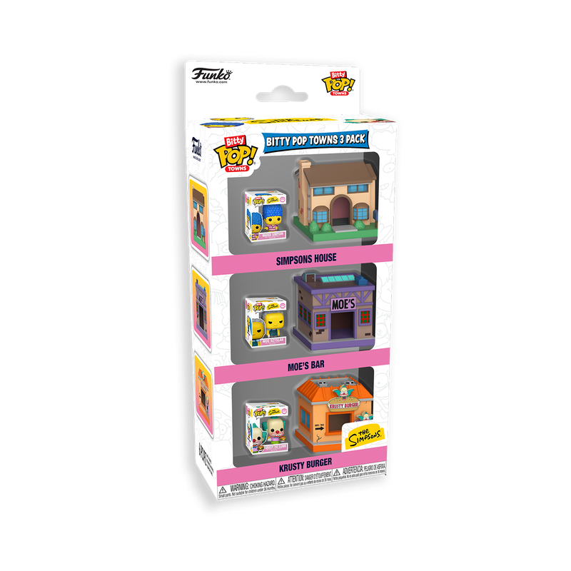 Funko Bitty Pop Towns - The Simpsons - 3 Pack