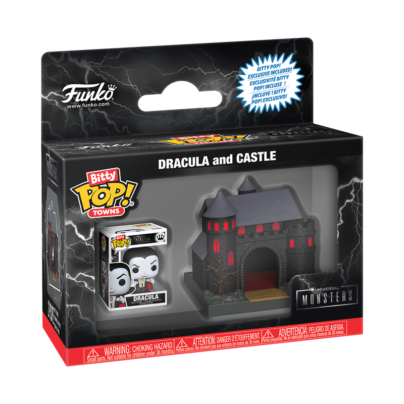 Funko Bitty Pop Towns - Universal Monsters - Dracula with Castle