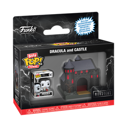 Funko Bitty Pop Towns - Universal Monsters - Dracula with Castle