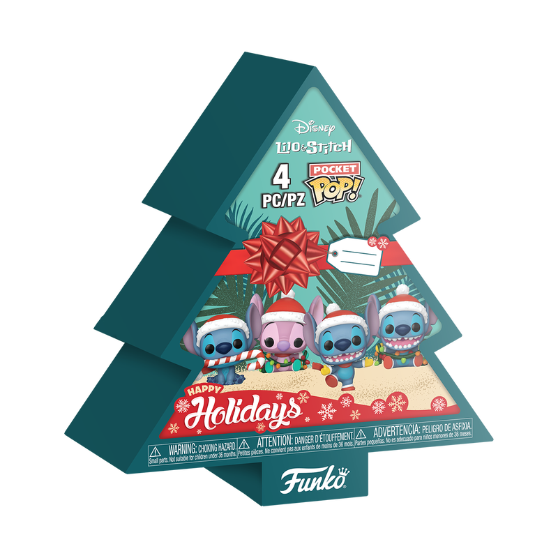 Funko Pocket Pop - Disney - Lilo & Stitch - Holiday Tree (4 Pack)
