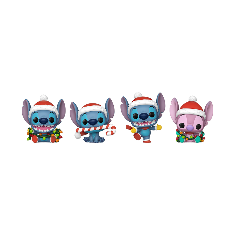 Funko Pocket Pop - Disney - Lilo & Stitch - Holiday Tree (4 Pack)