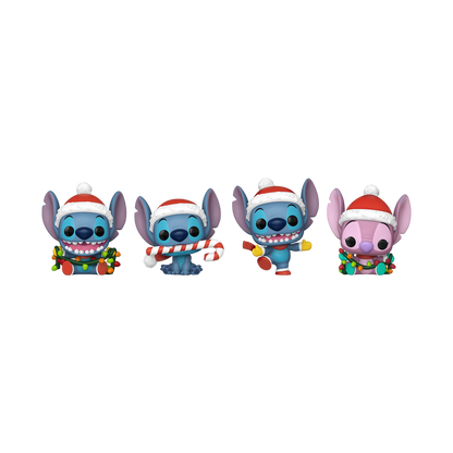 Funko Pocket Pop - Disney - Lilo & Stitch - Holiday Tree (4 Pack)