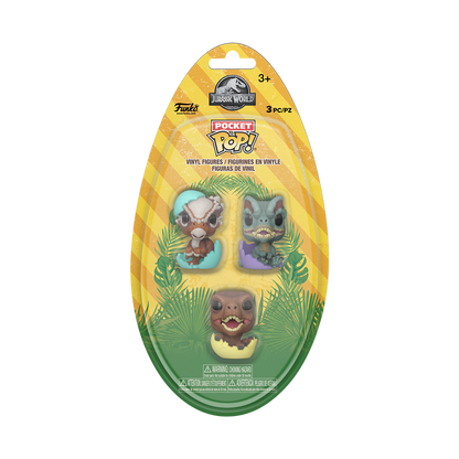  Funko Pocket Pop - Jurassic Park (3 Pack)