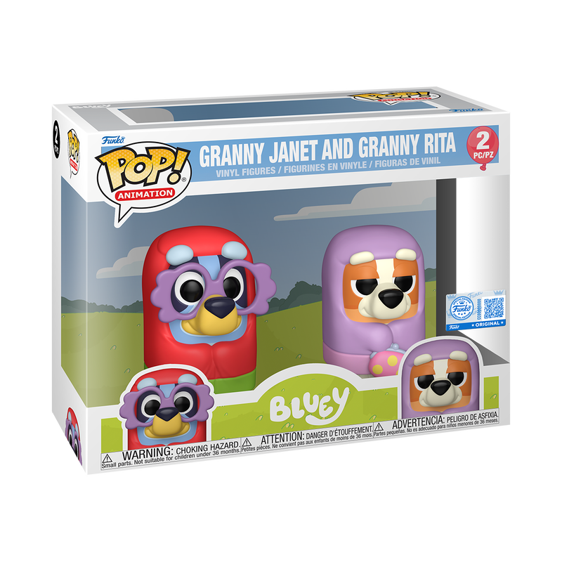 Funko Pop - Bluey - Granny Janet & Granny Rita 2-Pack (Special Edition)