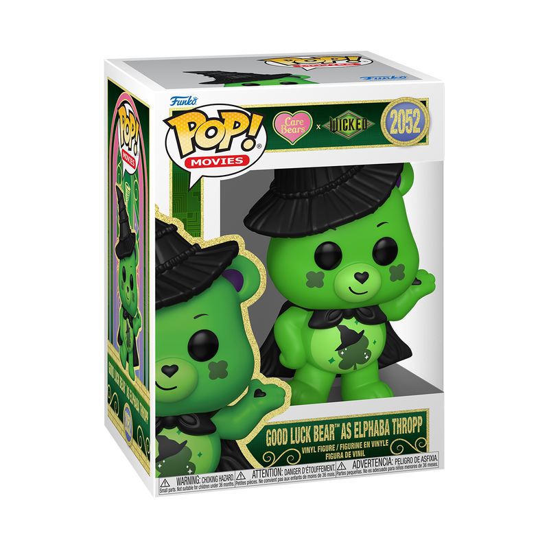 Funko Pop - Care Bears x Wicked - Good Luck Bear as Elphaba Thropp