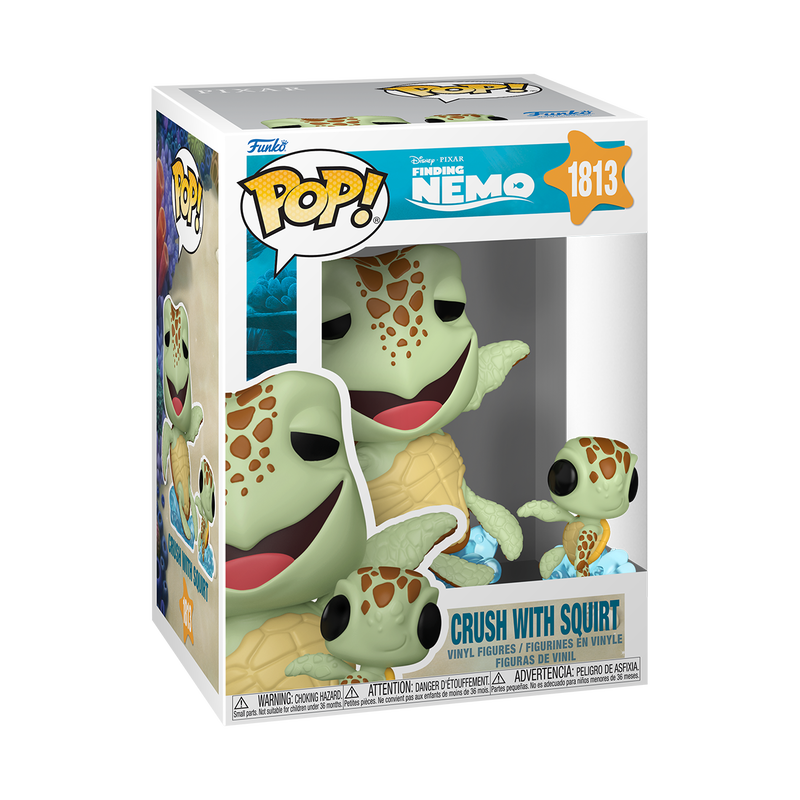 Funko Pop - Disney - Finding Nemo - Crush with Squirt