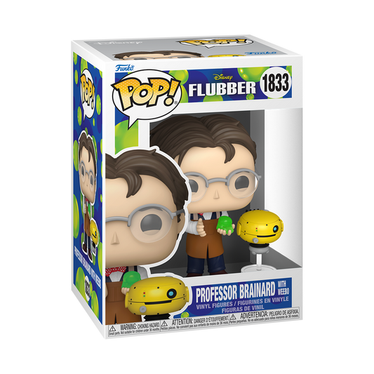  Funko Pop - Disney - Flubber - Professor Brainard with Weebo
