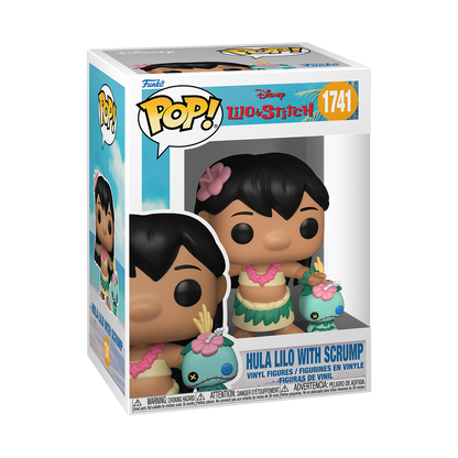  Funko Pop - Disney - Lilo & Stitch - Hula Lilo with Scrump