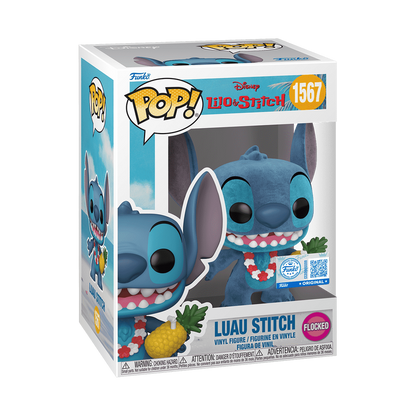  Funko Pop - Disney - Lilo & Stitch - Luau Stitch Flocked (Special Edition)