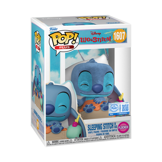 Funko Pop - Disney - Lilo & Stitch - Sleeping Stitch in Box Flocked (Special Edition)