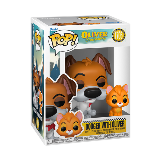 Funko Pop - Disney - Oliver & Company - Dodger with Oliver