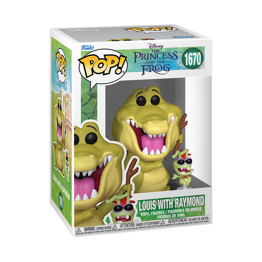 Funko Pop - Disney - Princess and the Frog - Louis with Raymond