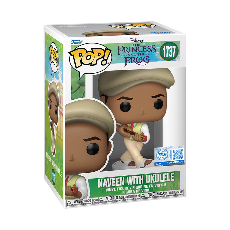  Funko Pop - Disney - Princess and the Frog - Naveen With Ukulele (Special Edition)