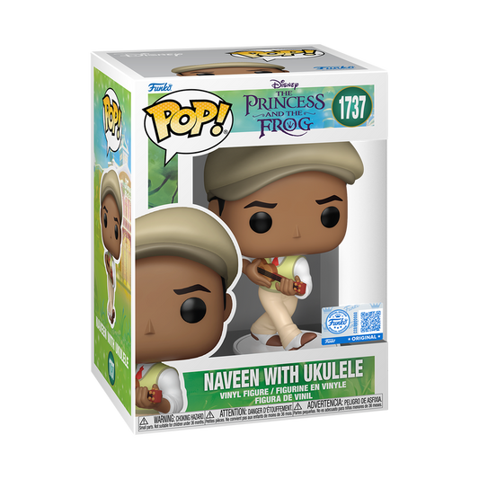 Funko Pop - Disney - Princess and the Frog - Naveen With Ukulele (Special Edition)