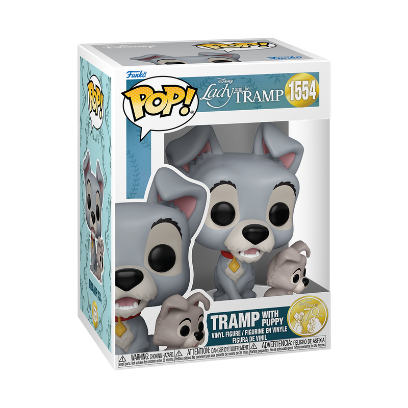  Funko Pop - Disney - The Lady and the Tramp - Tramp with Puppy