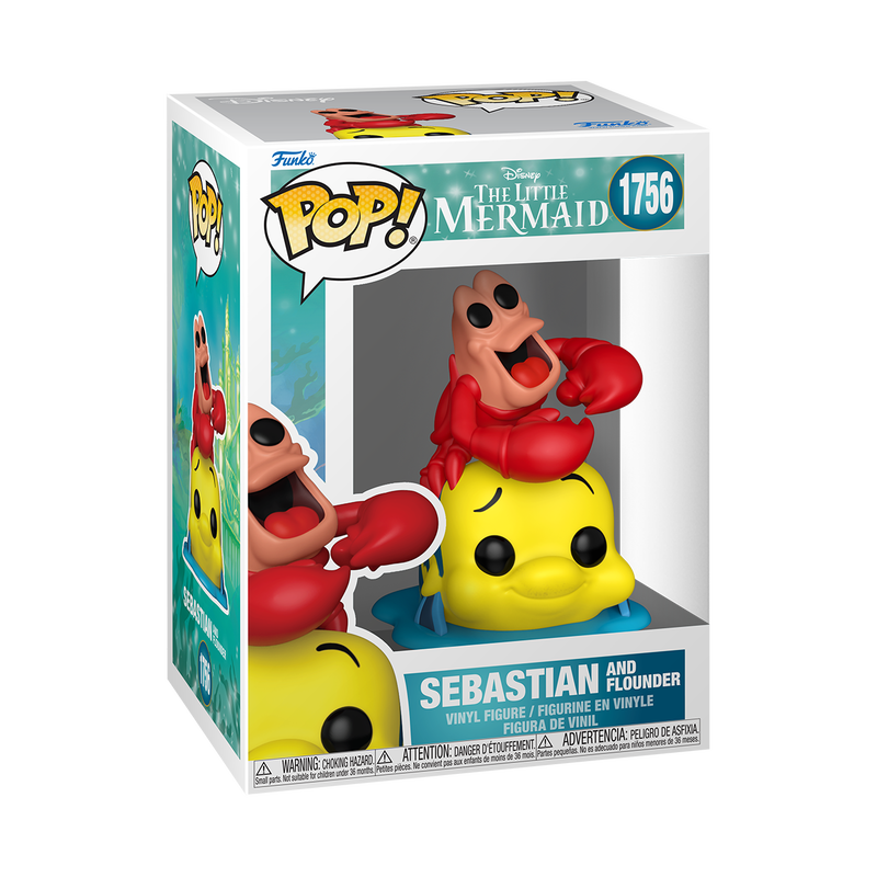 Funko Pop - Disney - The Little Mermaid - Sebastian and Flounder