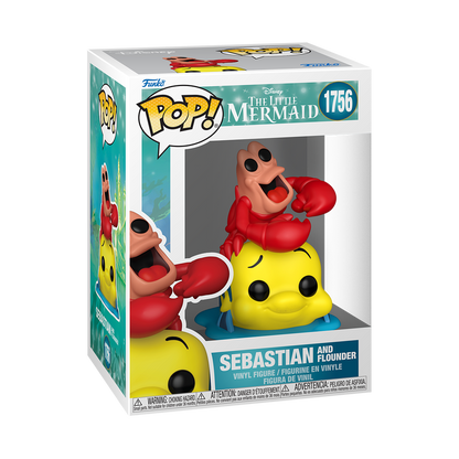 Funko Pop - Disney - The Little Mermaid - Sebastian and Flounder