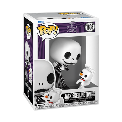 Funko Pop - Disney - The Nightmare Before Christmas - Jack Skellington with Zero