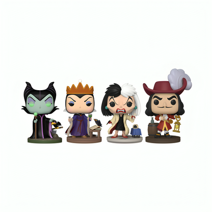  Funko Pop - Disney - Villains 4 Pack GITD (Special Edition)