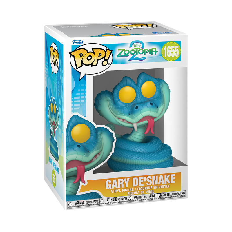Funko Pop - Disney - Zootopia  2 - Gary De'Snake