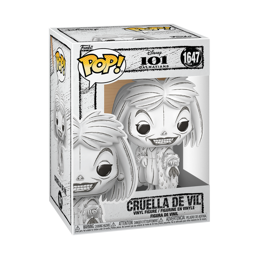 Funko Pop - Disney Sketched - 101 Dalmatians - Cruella de Vil