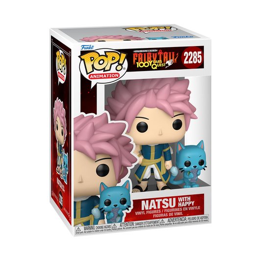 Funko Pop - Fairy Tail 100 Years Quest - Natsu with Happy