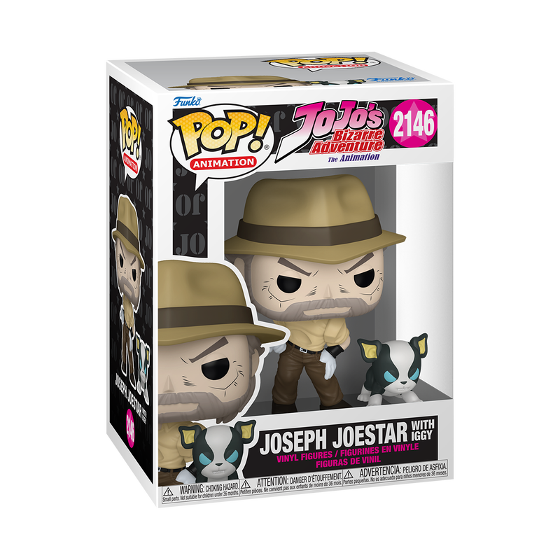 Funko Pop - Jojo's Bizarre Adventure - Joseph Joestar with Iggy