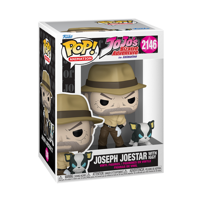 Funko Pop - Jojo's Bizarre Adventure - Joseph Joestar with Iggy