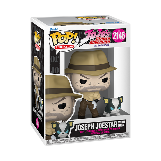 Funko Pop - Jojo's Bizarre Adventure - Joseph Joestar with Iggy